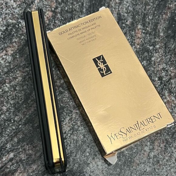 Yves Saint Laurent ✨ Gold Attraction EDITION Complete Makeup Palette NIB 12g - Picture 11 of 14